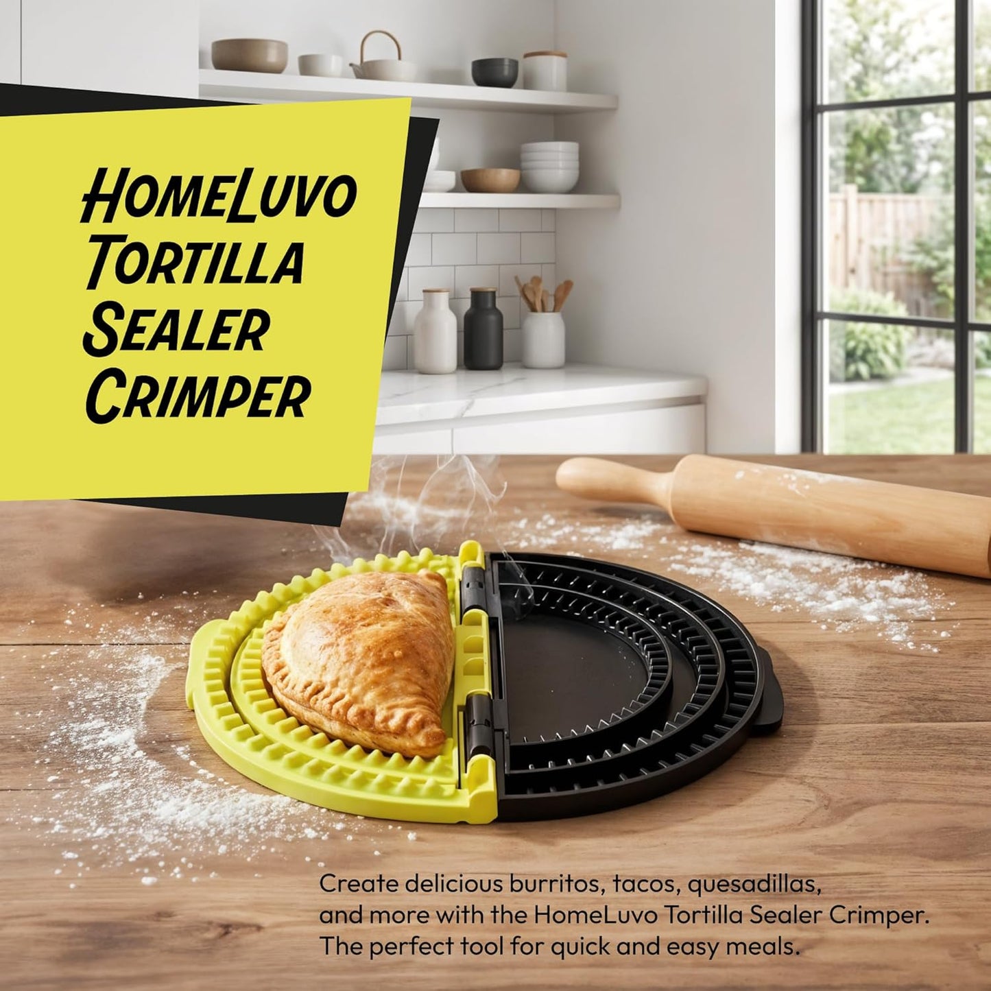 3-in-1 Tortilla Sealer Crimper