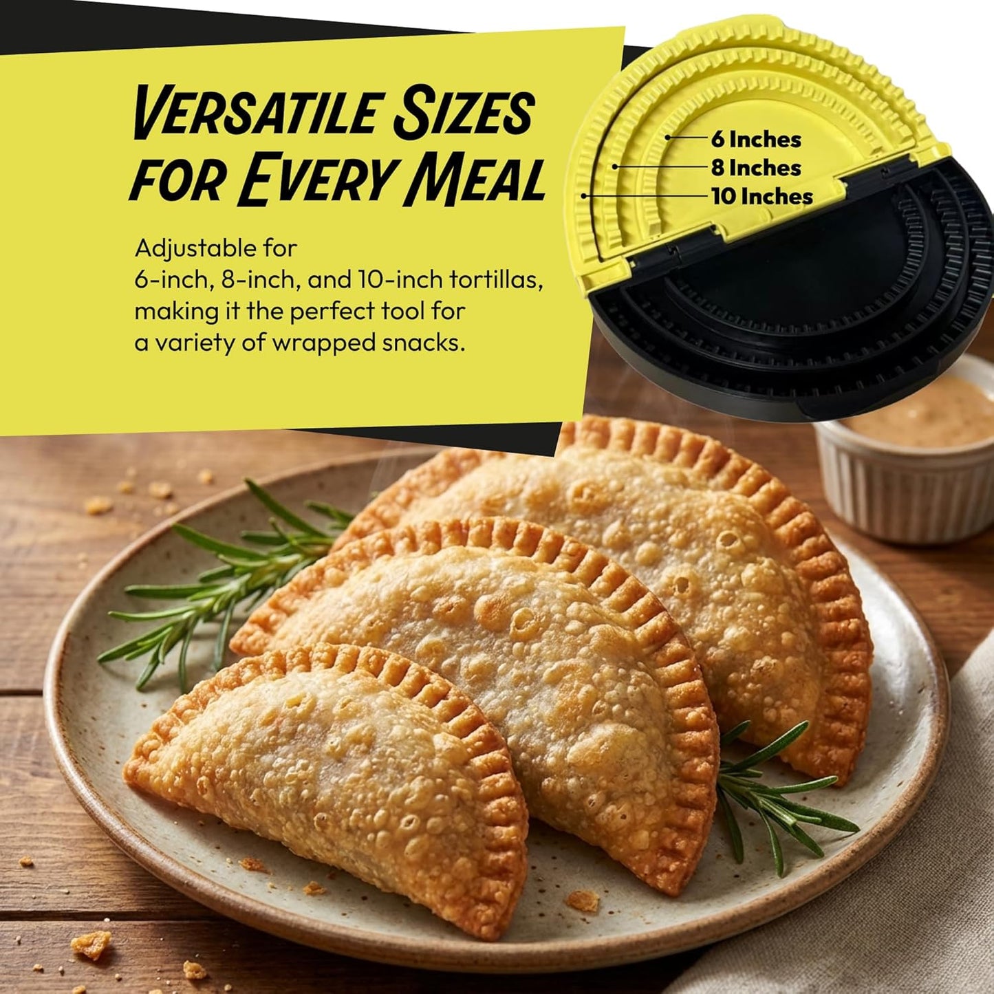 3-in-1 Tortilla Sealer Crimper