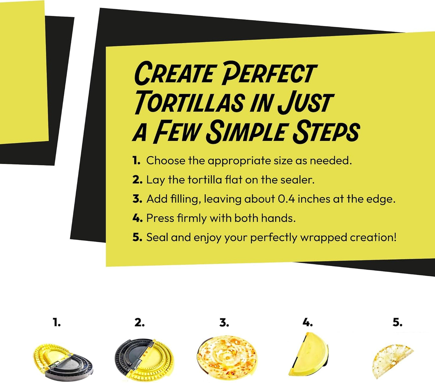 3-in-1 Tortilla Sealer Crimper