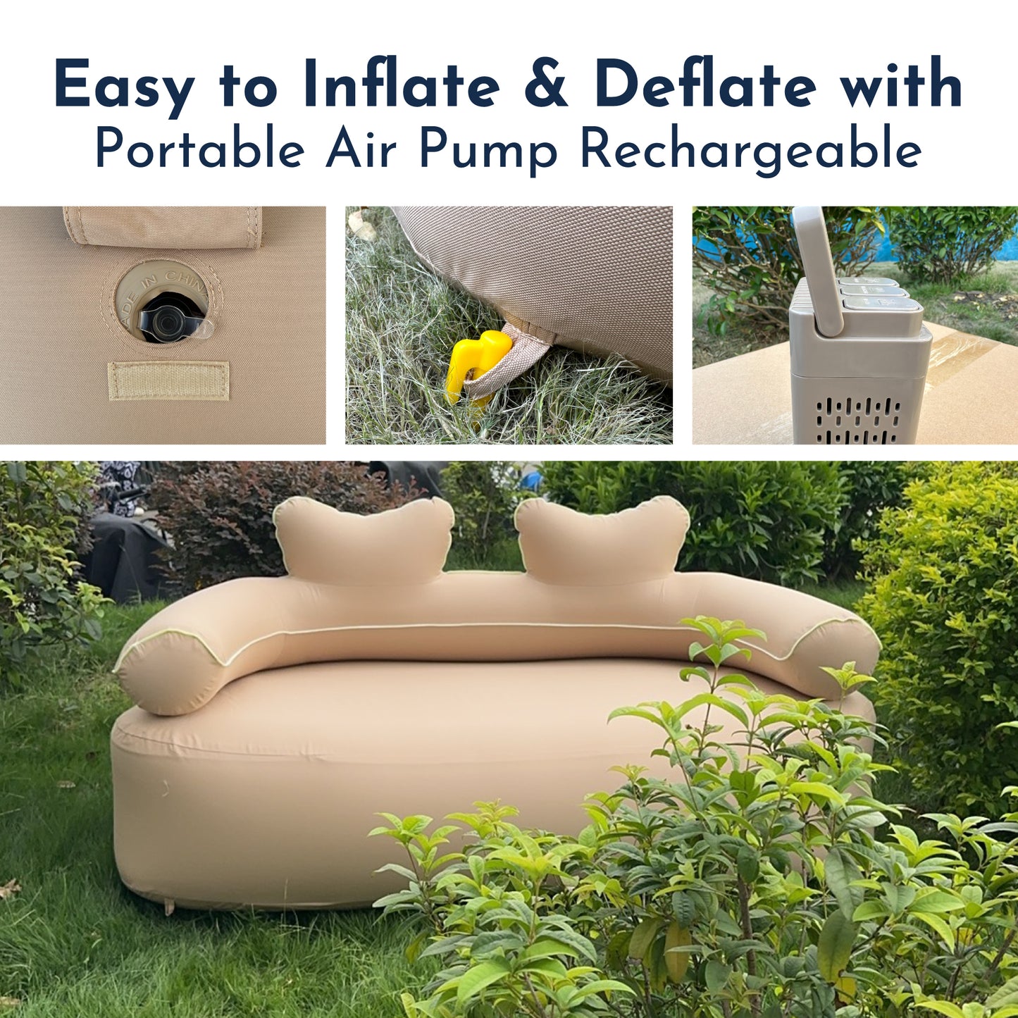 HomeLuvo Inflatable Air Sofa Couch